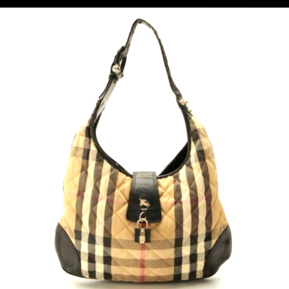 Authentic Vintage Burberry Quilted Nova Check Twill &… Gem